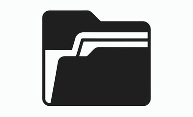 folder icon, Folder icon mobile concept and web design on white background 