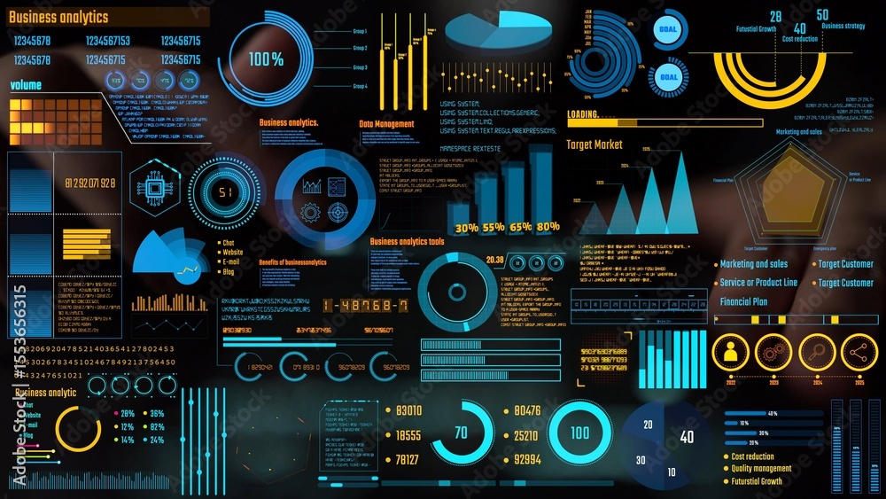 Aufkleber data analytics and big data strategy for real-time analytics, predictive data modeling, business int
