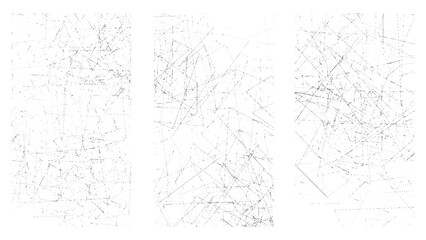 Abstract grunge line texture. old canvas pattern textured for overlay or screen scratch effect Overlay textures set stamp with grunge effect. Old damage Dirty grainy and scratches.