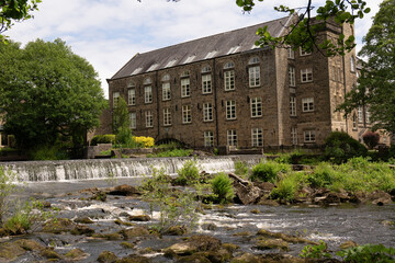 An old mill in Bamford Derbyshire
