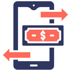 Fototapeta premium Money Transfer Icon