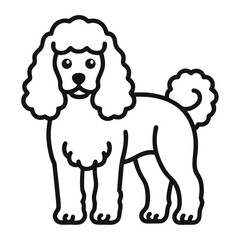 vector illustration of a dog
