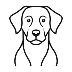 vector illustration of a dog