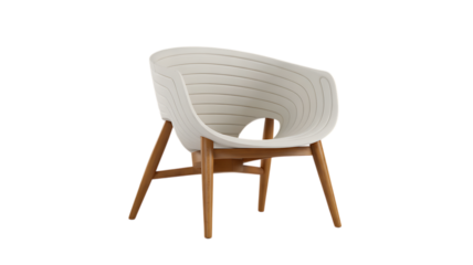 Modern Chair Design Isolated Background