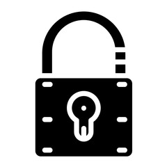 Padlock Vector Icon Style  