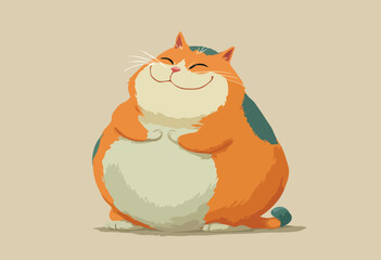 cartoon fat animal