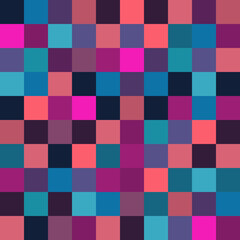 Colorful chess board. Chess board background. Chess board illustration. Chessboard pattern.