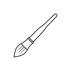 Fototapeta premium paintbrush line art