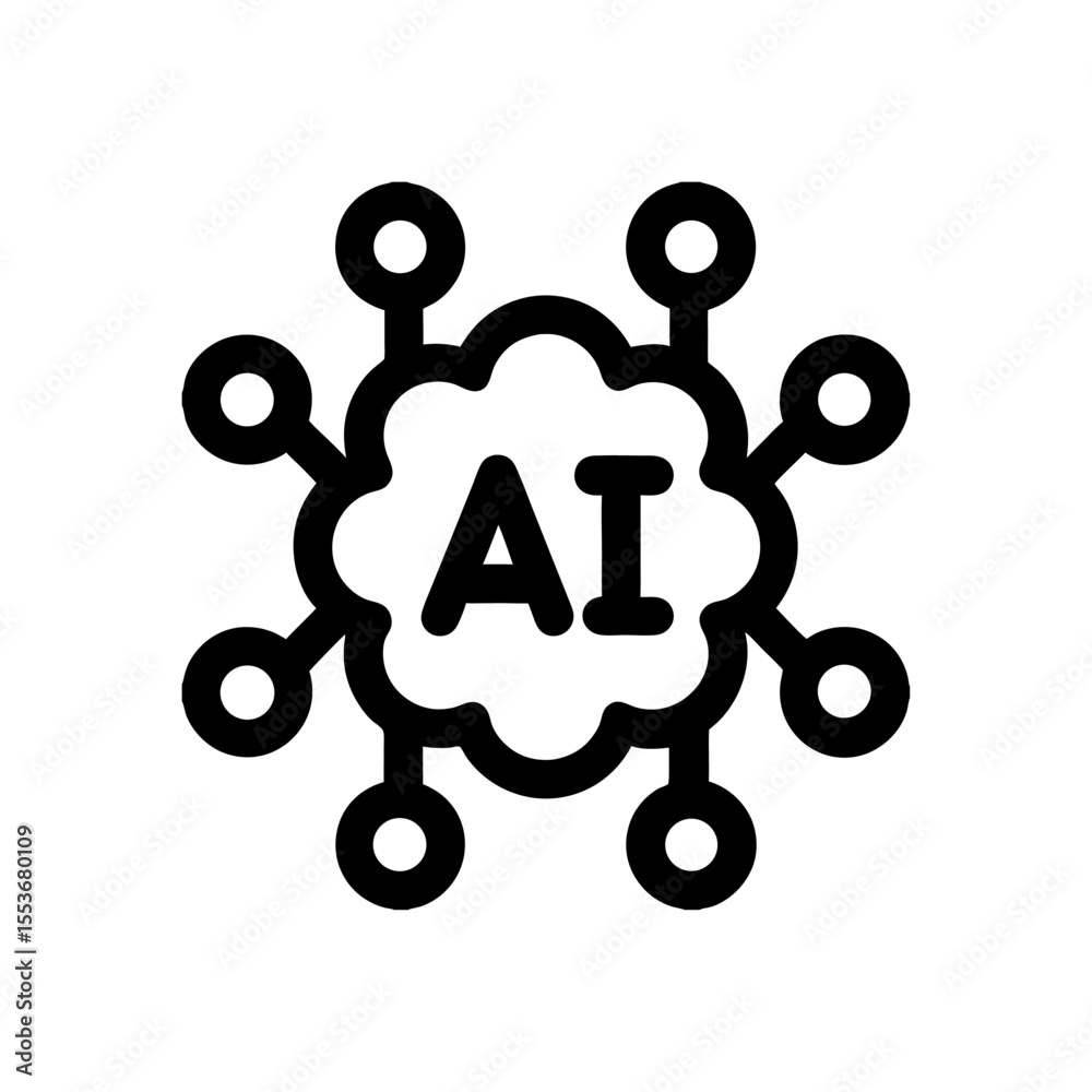 Poster abstract black shape design with rounded edges forming a unique and modern graphic element for creat