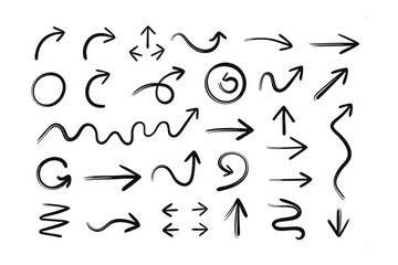 Directional Arrows: A set of handcrafted directional arrows guides the viewer through a symphony of possibilities, inviting exploration and decision-making. These illustrations symbolize pathways.