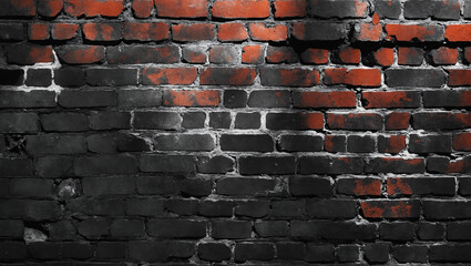 old burnt brick wall. Minimalistic background