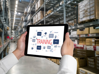 E-learning website with sofware for student to study online on the internet network snugly