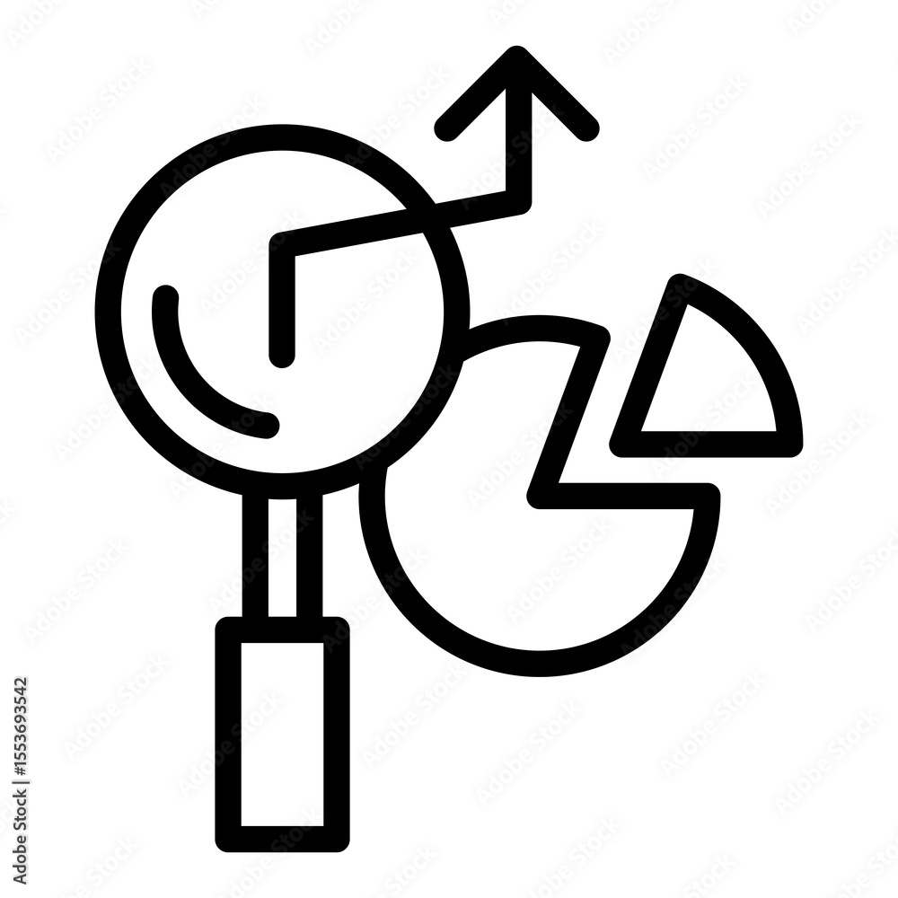 Poster predictive vector icon