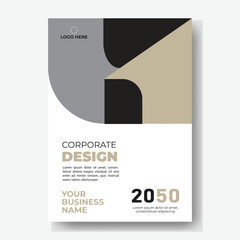 Poster flyer pamphlet brochure cover design layout space for photo background, vector illustration template in A4 size.	
