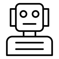 robot vector icon