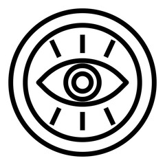 vision vector icon