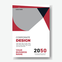 Poster flyer pamphlet brochure cover design layout space for photo background, vector illustration template in A4 size.	
