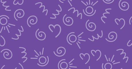 seamless pattern with numbers and symbols, Colorful seamless pattern of textured 3D number and letter symbols ideal for school education design