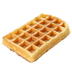 waffles isolated on white background