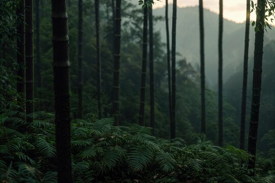 fog in the forest