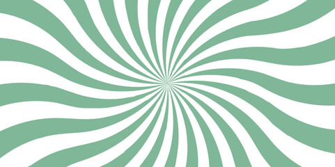 Sun ray vector background radial sunrise or sunset light retro design. Horizontal, universal for website, text, marketplaces, products, business. Abstract contrast radial burst pattern twisted rays.