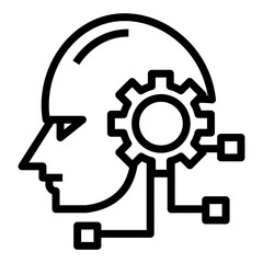 AI vector icon