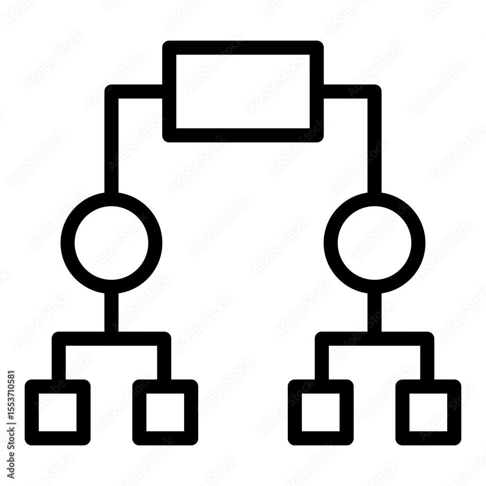 Poster algorithem vector icon