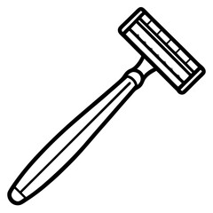 Barber Razor Line Art Icon