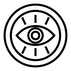 vision vector icon