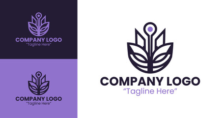 Custom Purple Logo Designs for Professional Business and Branding Identity