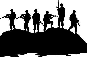 Soldiers, Military, Army,  vector bundle