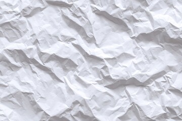 Obraz premium Crumpled white paper texture (3)