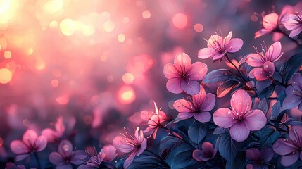 Lush blossoms in soft, romantic light.