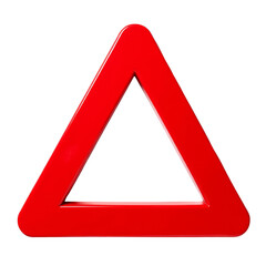 emergency red triangle 