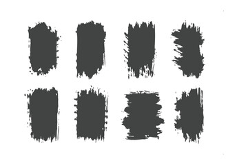 Brushstroke Texture Collection: A collection of striking brushstroke textures in shades of dark grey. Perfect for adding a bold, artistic touch to your creative projects. 