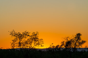 Dramatic Western Australian landscape at dusk