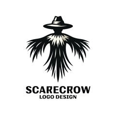 Scarecrow Vector Logo Design