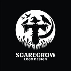 Scarecrow Vector Logo Design