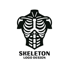 Skeleton Vector Logo Design
