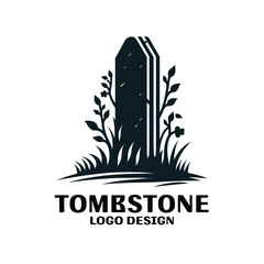 Tombstone Vector Logo Design