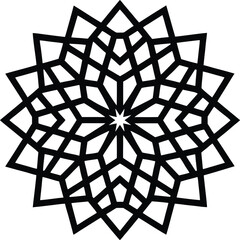 Obraz premium abstract geometric background. Islamic Geometric Pattern Seamless Background