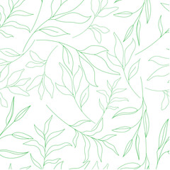 Naklejka premium seamless floral pattern
