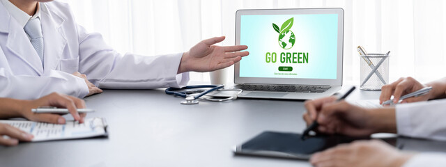 Green business transformation for brisk corporate business to thank green marketing strategy