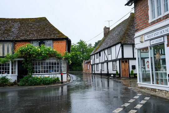Ashford, Kent, UK - 27.05.2025. Street view of Smarden village, west of Ashford in Kent, South East England.