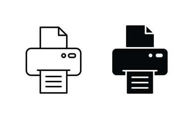 Printer icon stock illustration