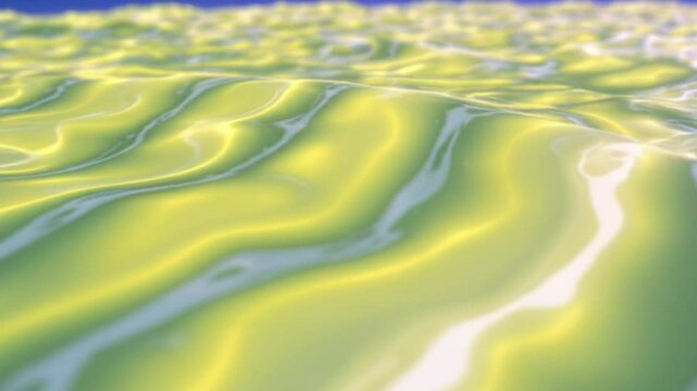 Abstract waves and sand pattern on a beach with reflections and natural textures 4k unique Abstract video