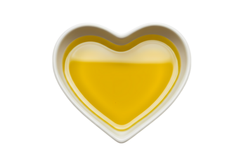 Golden Heart A Symbol of Warmth and Wellness isolated on transparent background