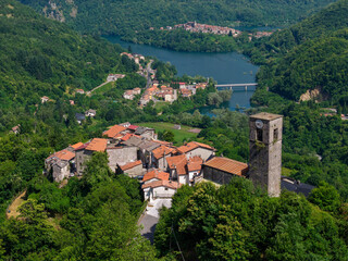 Obraz premium Garfagnana Vagli di Sopra Toscana