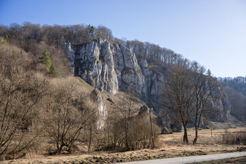 Park Ojcowski wiosną 2025 roku. Okolice Krakowa. Polska