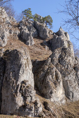 Park Ojcowski wiosną 2025 roku. Okolice Krakowa. Polska